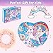 Kawyehu Floor Puzzles for Kids Ages 35 Unicorn Puzzles for Toddler Ages 46 50 Pieces Jumbo Puzzles with Box Unicorn Toys for Gifts 38 Years Old - Image 4