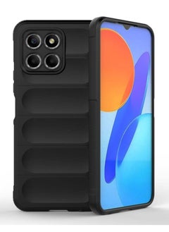 Cover Honor X8 5G  , - Brushed Dual Protection Shockproof Cover - Heavy Duty Slip-Resistant Case With Ultra Protection For Camera - Black