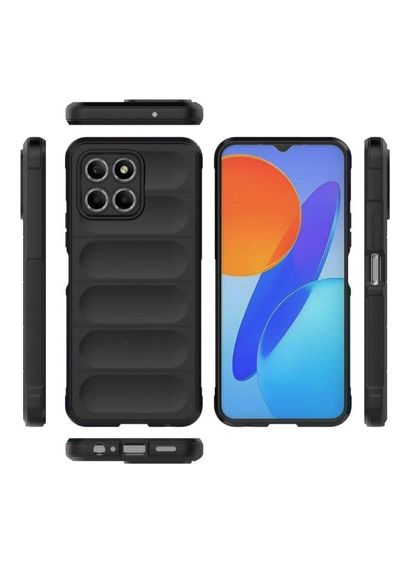 Generic - Cover Honor X8 5G  , - Brushed Dual Protection Shockproof Cover - Heavy Duty Slip-Resistant Case With Ultra Protection For Camera - Black - Image 1
