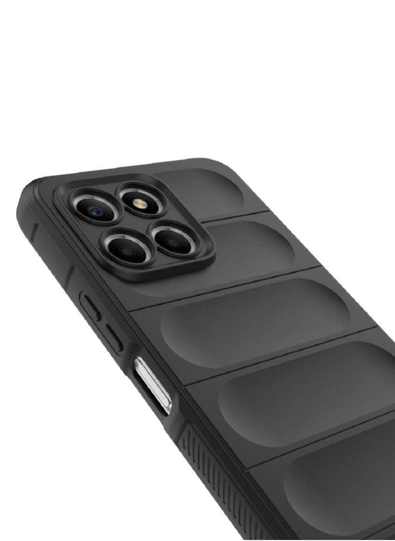 Generic - Cover Honor X8 5G  , - Brushed Dual Protection Shockproof Cover - Heavy Duty Slip-Resistant Case With Ultra Protection For Camera - Black - Image 1