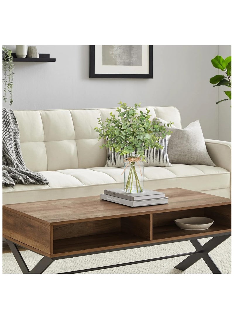 Used For Shelves, Office Desks, Bathrooms, Farmhouse Rooms, Coffee Tables, And Home Decor. Eucalyptus Simulation Flower With Vase Bonsai - Image 5