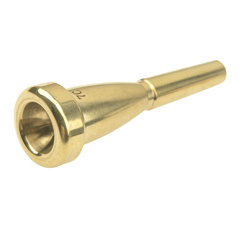 Yootones 1Pcs Yootones Metal Gold Plated Trumpet Mouthpiece Compatible with Trumpet Accessories Parts (7C) - Image 3