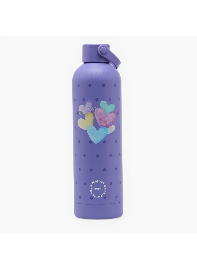 Enso Enso-Hearts-Water Bottles-With Handle-100% Stainless Steel) Blue \ 27X7.50
