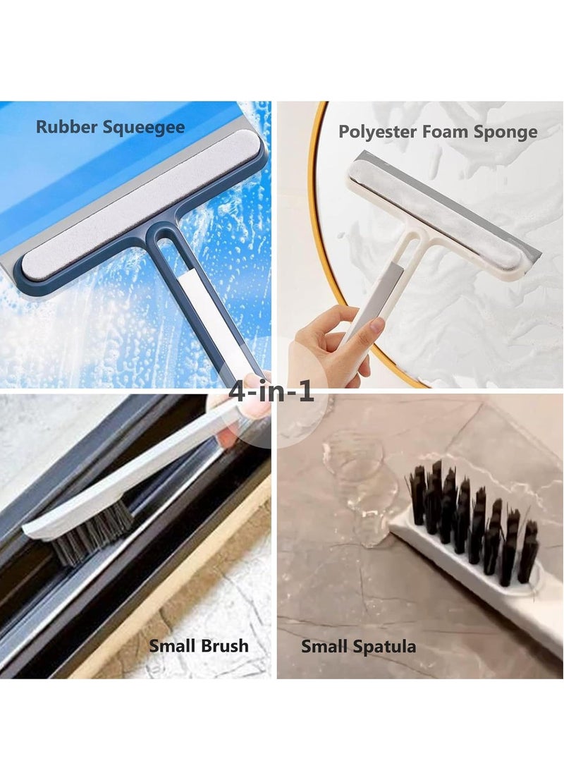 Mmmon - Multi-Functional Shower Squeegee,Household Cleaning Tools,Mirror Wiper,Glass Window Cleaner Squeegee,Apply to Tiles,Shower Doors,Bathroom,Mirrors,and Car Windows,Glass Doors - Image 1