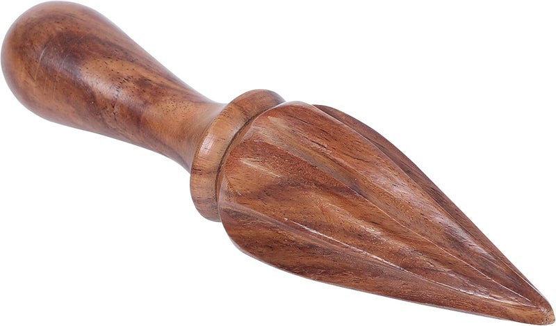 WHOLELIFEOBJECTS 1 Pcs Wooden Citrus Reamer Lemon Hand Juicer Beech Wood Handheld Citrus Juicer Easy to Hold Kitchen Juicing Tool Manual Orange Lime Lemon Juice Reamer Extractor for Daily Home Bar Cafe Restaurant Use - Image 3