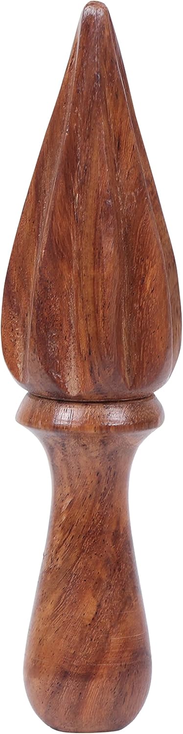 WHOLELIFEOBJECTS 1 Pcs Wooden Citrus Reamer Lemon Hand Juicer Beech Wood Handheld Citrus Juicer Easy to Hold Kitchen Juicing Tool Manual Orange Lime Lemon Juice Reamer Extractor for Daily Home Bar Cafe Restaurant Use - Image 2