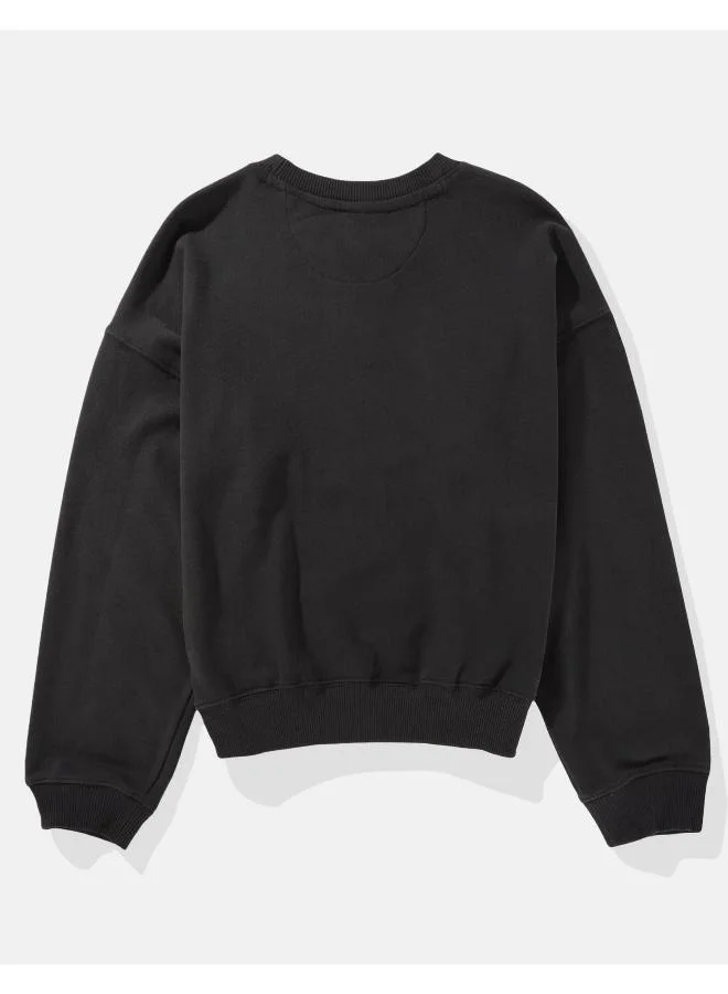 American Eagle Logo Graphic Pullover Sweatshirt