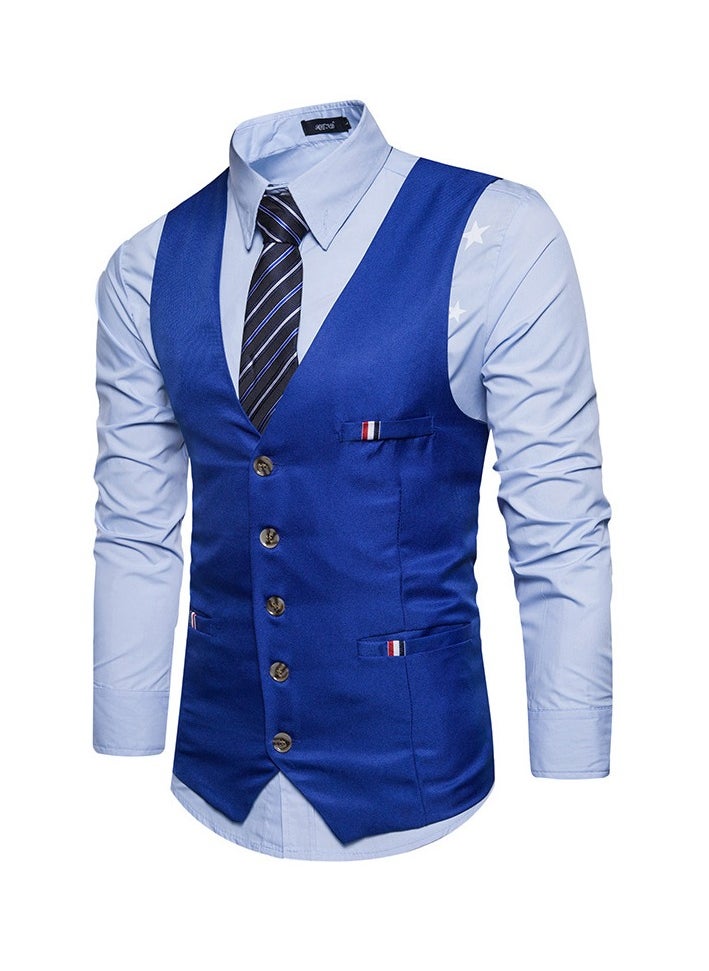 KUYING New Fashionable Herringbone Patterned Suit Vest  - Image 2