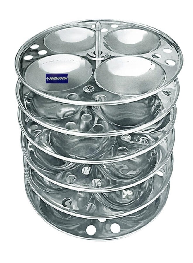 TENNYSON New Generation, NO Joint 6 Plates IDLY Maker (Thick Base and Thick IDLY Plates) - Image 3
