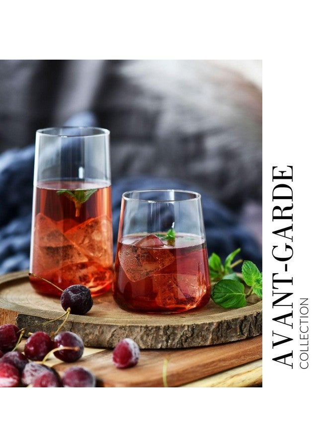 Krosno Krosno Water Juice Drinking Glasses, Set of 6, 12.9 oz, Avant-Garde Collection, Crystal Glass, Lightweight Everyday Drinking Glasses, Multi-Purpose, Dishwasher Safe, Made in Europe - Image 5
