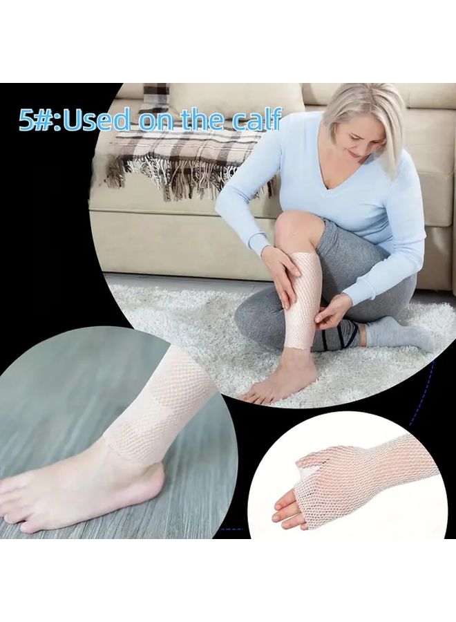 5 ضمادة لاصقة ذاتية الالتصاق طولها 2 متر لف الساق والعضلات - Image 1