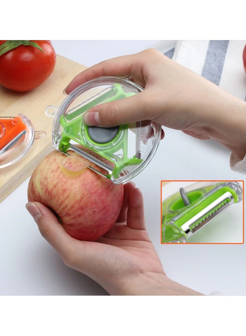 DubaiGallery 3In1 Multifunctional Vegetable Fruit Potato Carrot Peeler Grater - Image 1
