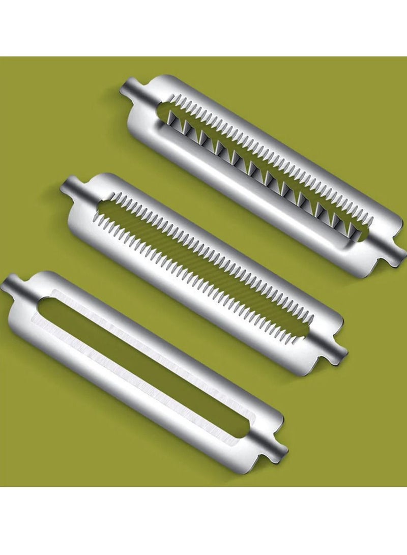 DubaiGallery 3In1 Multifunctional Vegetable Fruit Potato Carrot Peeler Grater - Image 3