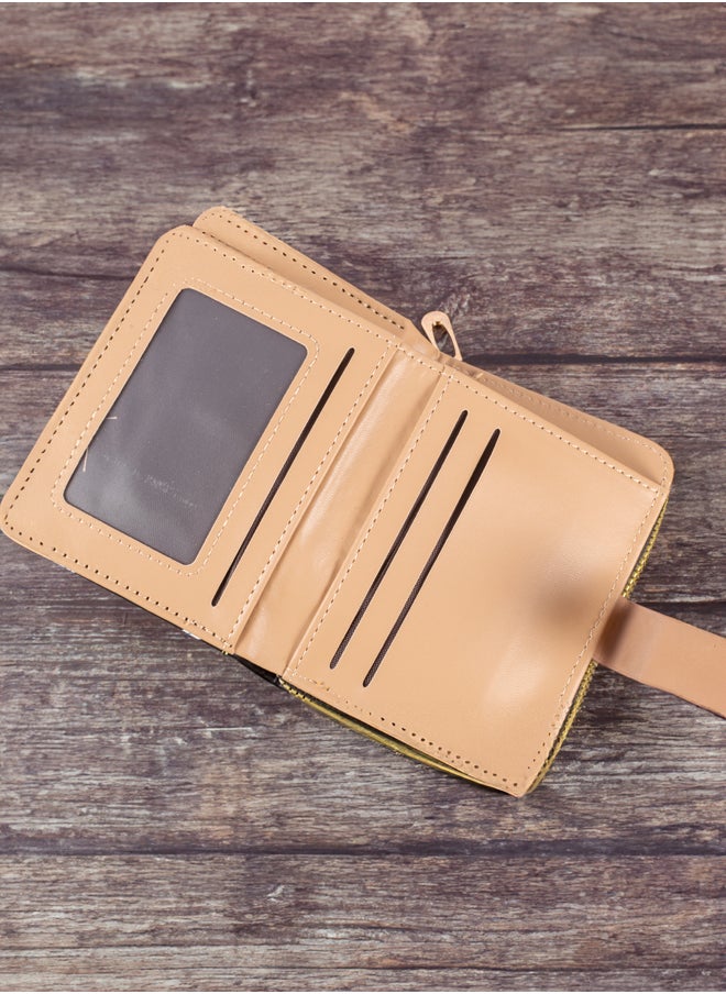 The Black Pearl Accessories Leather Flip Wallet & Card Holder with 6 Pockets and Zipped Pocket Black  - Image 3