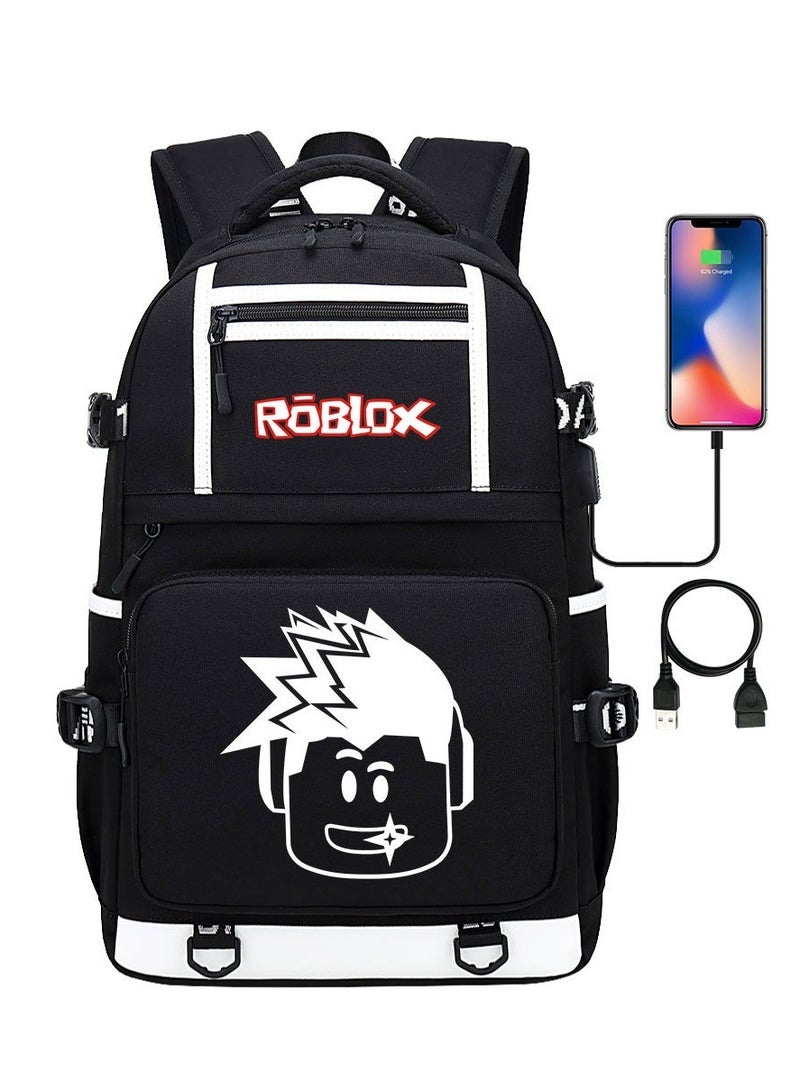 ROBLOX Printed Youth Large Capacity Men's and Women's Shoulders