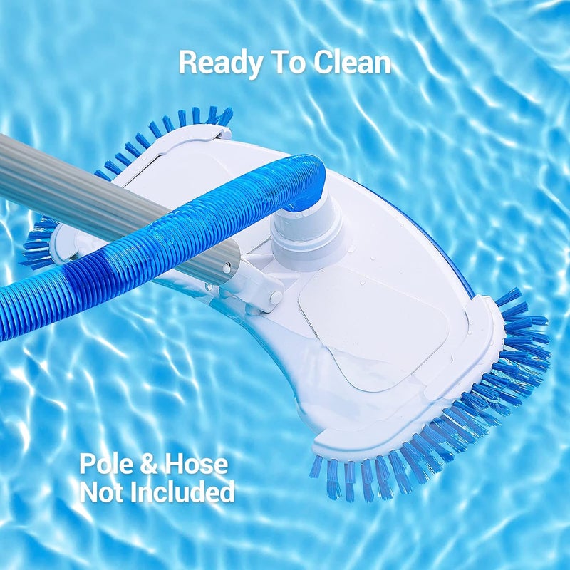 Aiper 4 in 1 Swimming Pool Cleaning Kit, Pool Brush, Pool Vacuum Head, Skimmer Leaf Net, Pool Dispenser, Perfect for Above-Ground/In-ground Pools, Fountains, Walls, Tiles & Floors (Pole NOT Included) - Image 2