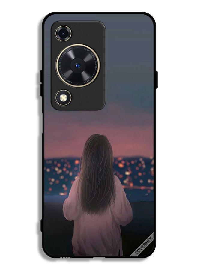 Covernex Huawei Nova Y72S Protective Case Cover Standing Girl