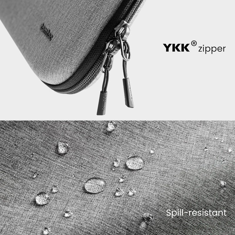 Tomtoc Portfolio Case for iPad Pro 12.9-inch 2021/2020/2018, Protective Sleeve with Accessories Pocket, Carrying Storage Bag for iPad Pencil/Adapter/Hubs/Cables/Magic Keyboard, Fits Surface Pro 12.3 - Image 4