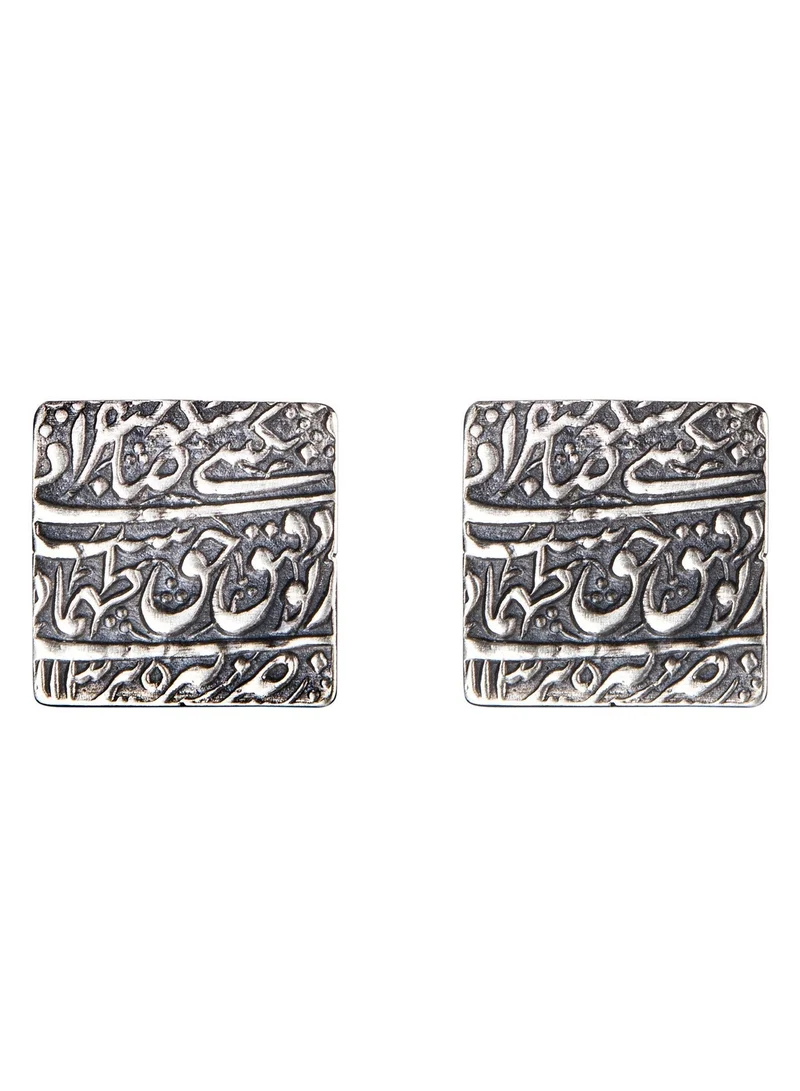 Minza  Minza ” Sahib Qiran ” Pure 925 Sterling Silver, Handmade Earring for Women, Stud Earring, 5.500 grams of Silver, Jewelry for Casual & Special Occasion for Women | Best Price UAE