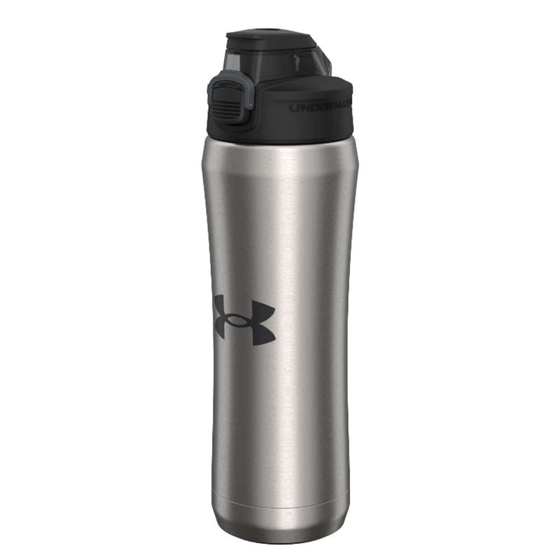 Under Armour 18oz Stainless Steel Water Bottle  Vacuum Insulated  Self Draining Protective Cap  Leak Proof  For Kids & Adults  All Sports  Gym