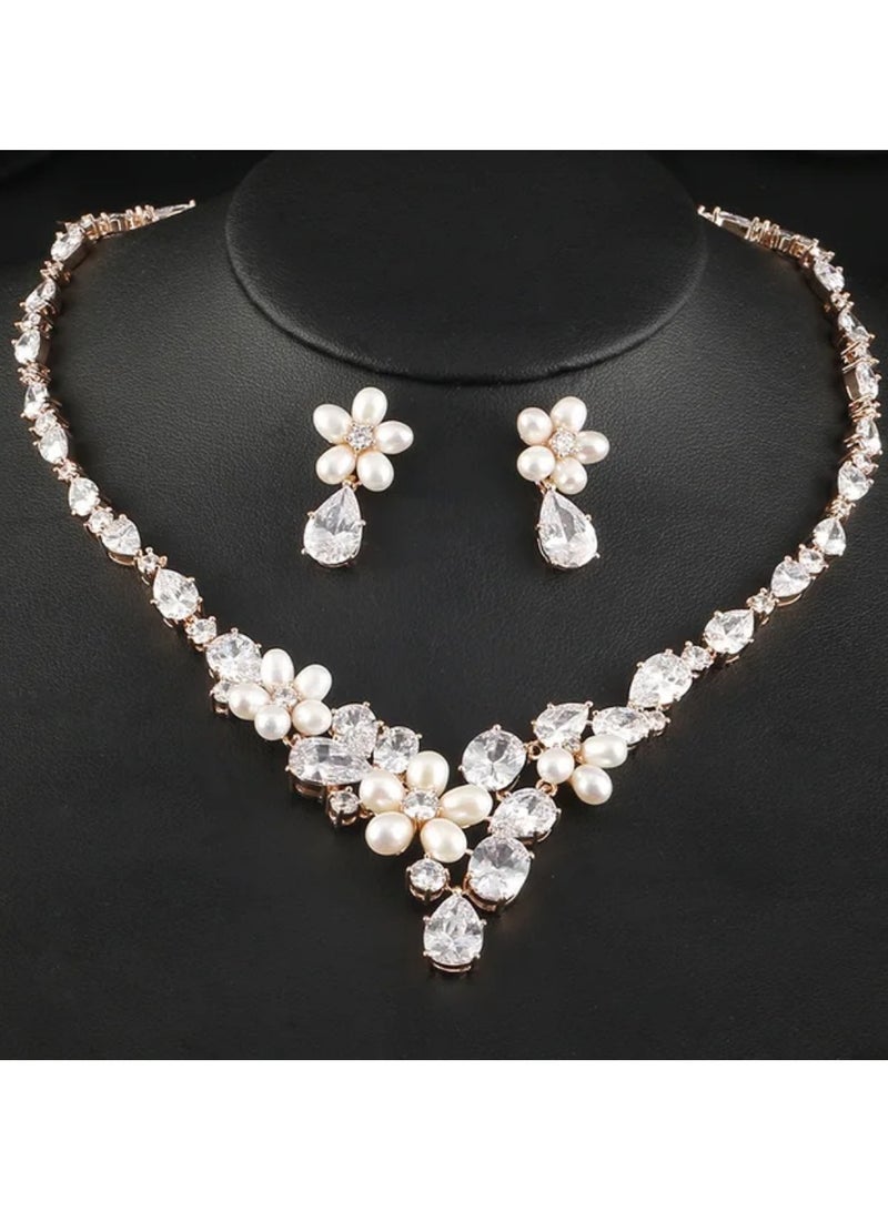 جولاري طقم عقد لؤلؤ - Image 1