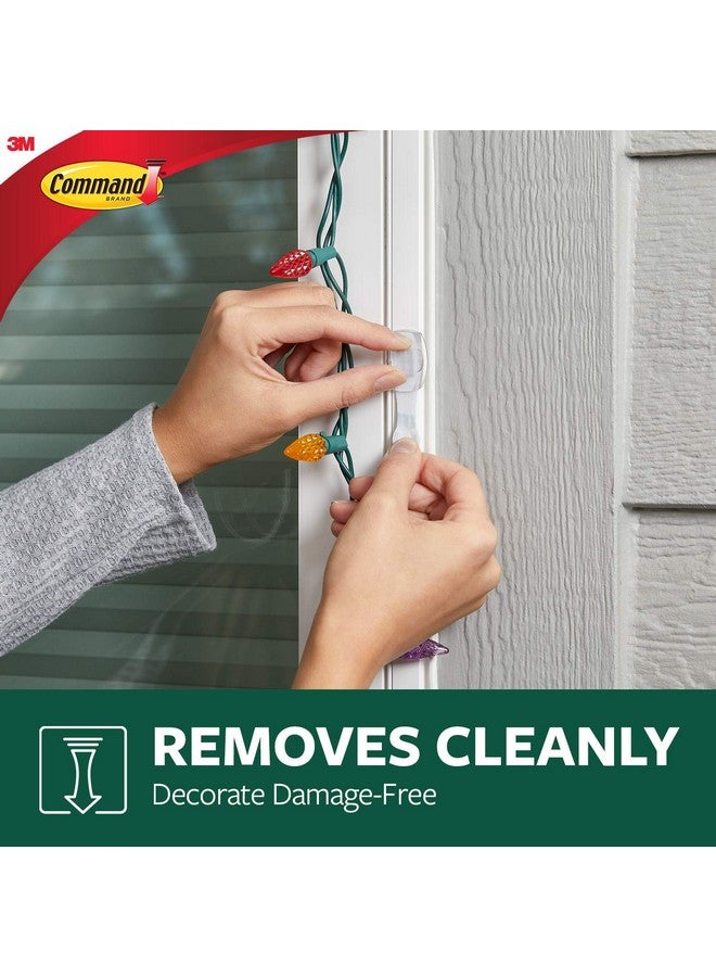 Command Command Indoor Outdoor Vinyl Light Clips with 46 Clips 50 Strips Hangs 80 ft  - Image 5