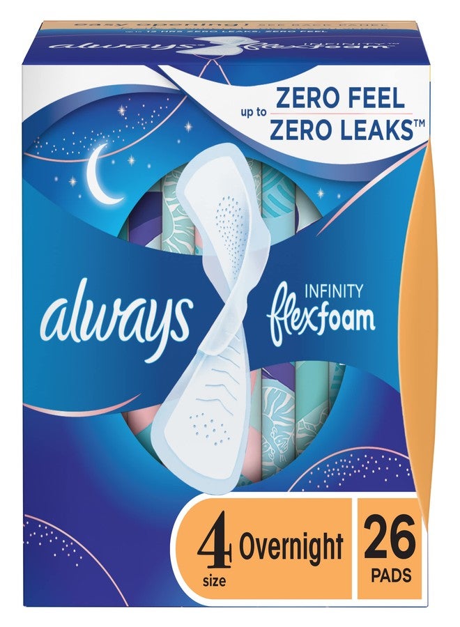 Always Discreet Always Infinity Pads with Wings - Overnight - 28 ct (3700011718) - Image 1