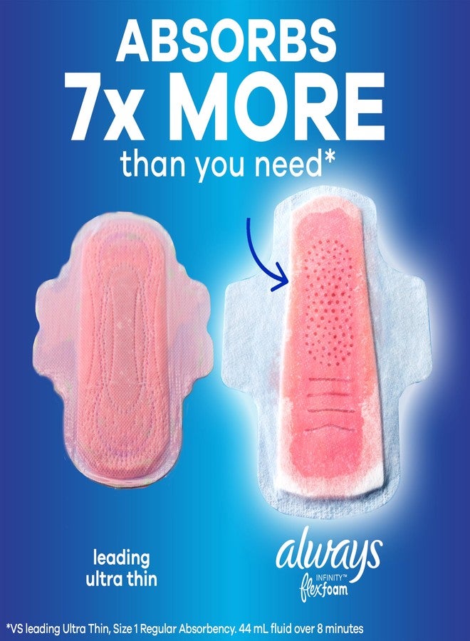 Always Discreet Always Infinity Pads with Wings - Overnight - 28 ct (3700011718) - Image 5