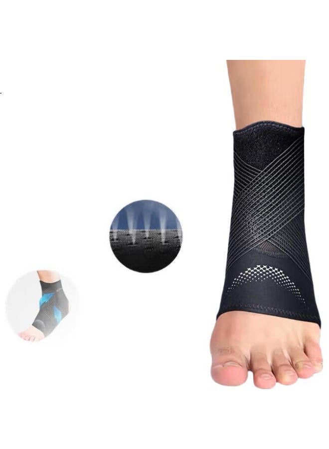 Bestray Baisirui 3d Ultra-thin Sports Ankle Brace, Basketball Running Ankle Sprain Protection, Anti-sprain Foot Guard, Fixed Ankle Support Sleeve - Image 2