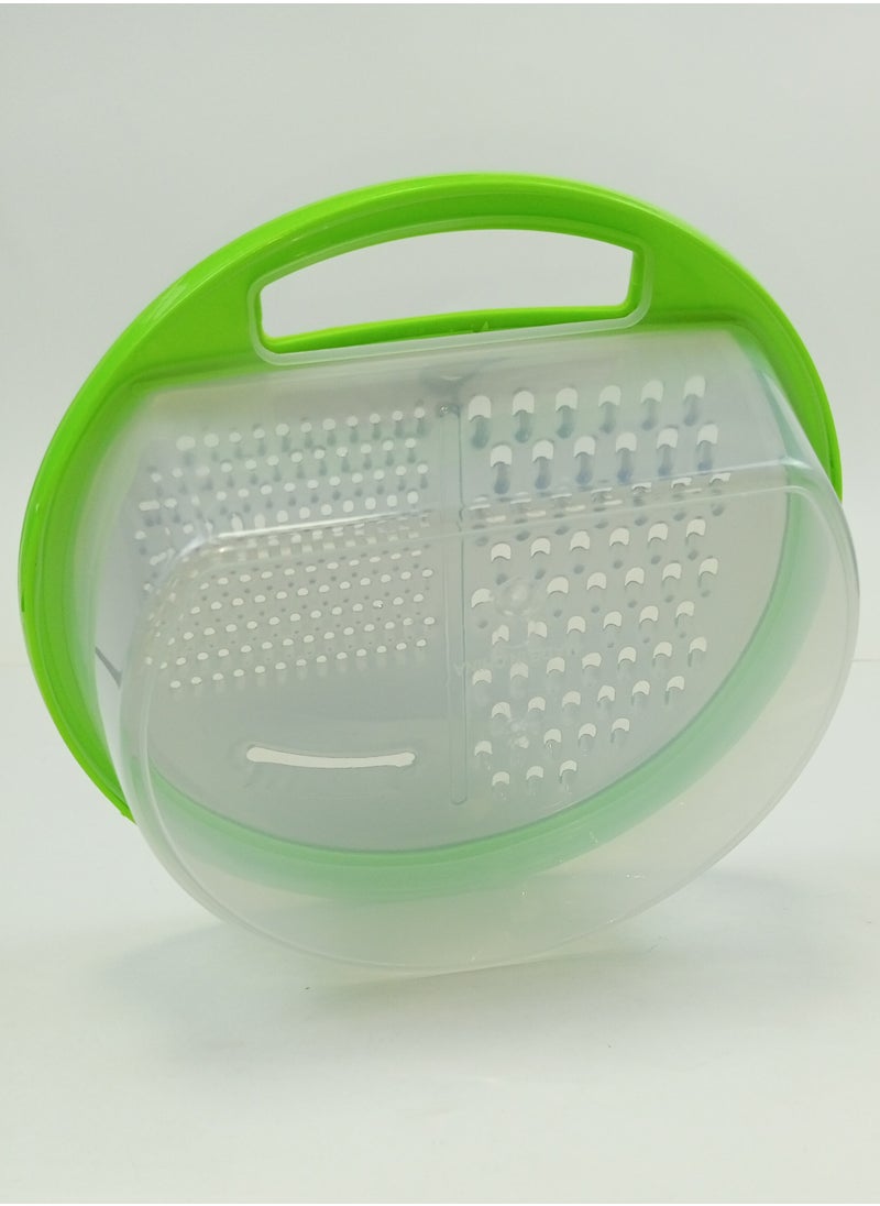 Plastic Stackble Grater food container Bowl Kitchen Multi Use Multi Grater Slicer & Chopper