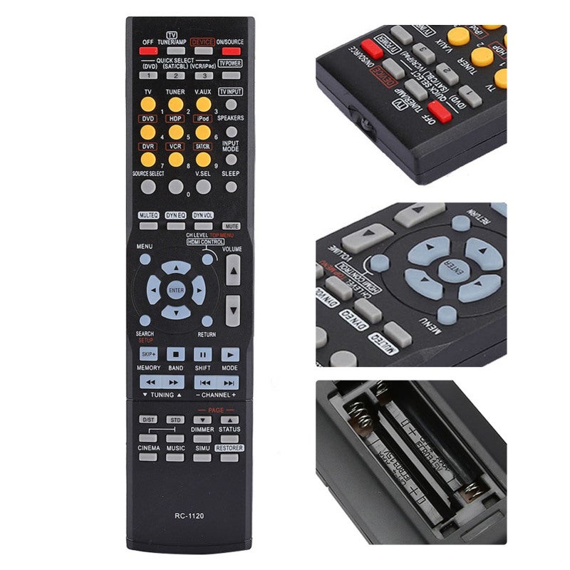 تحكم عن بعد بديل: مادة ABS - متين لا تحتاج برمجة تحكم عن بعد لمكبر الصوت لـ AVR-590، DHT590BA، AVR-1610 - Image 3