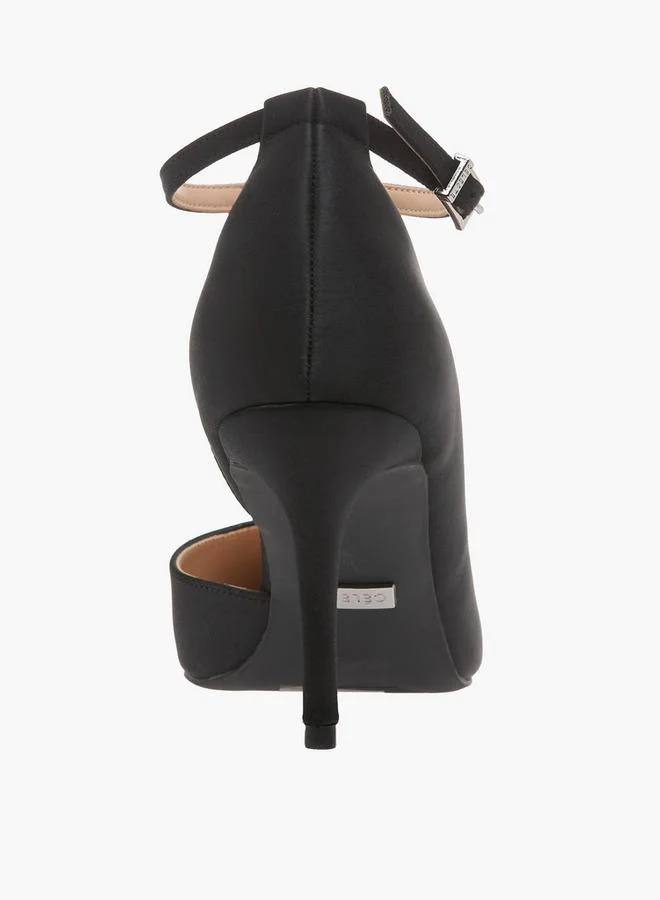 Celeste BLACK Women Stiletto Heel D'Orsay Shoes for Women | Best Price UAE