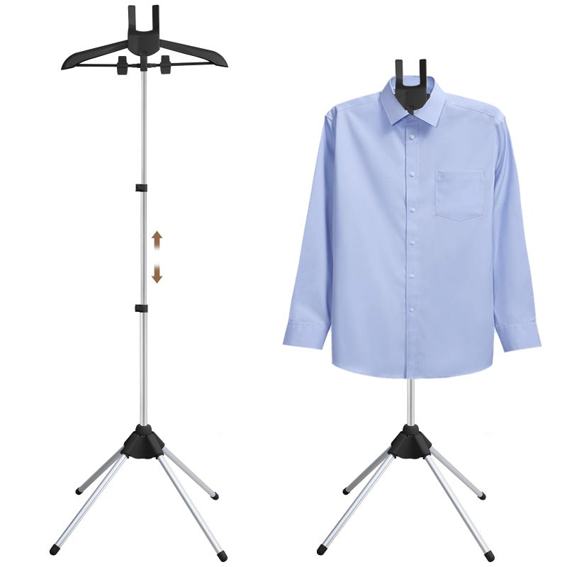 Abiglifty 34-63 Inch Adjustable T Shirt Display,Portable Clothing Display Stand Mannequin Torso for Vendors, Clothes Steamer Stand for Adults & children Clothing Dress - Image 1