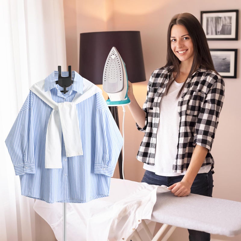 Abiglifty 34-63 Inch Adjustable T Shirt Display,Portable Clothing Display Stand Mannequin Torso for Vendors, Clothes Steamer Stand for Adults & children Clothing Dress - Image 5