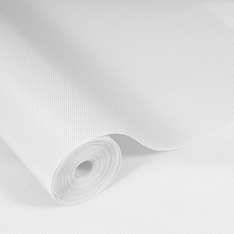 ElastPro (30 cm X 3 m) FrostyWhiteEVA Food Grade Washable Anti Slip Mat/Sheet for Fridge, Shelf Liner, Table, Kitchen Drawer mat (Diamond Texture, Frosty White) - Image 1