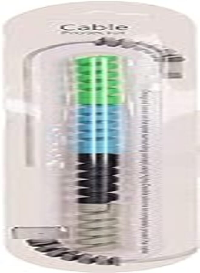 OR Twist cable protector set of 4 for smart phone cables 15 cm - multi color