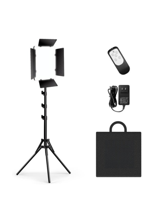 Kiboule 36W Photography Lighting Lamp Dual Colour Temperature Studio Lamp CRI 85+ Dimmable AC Adapter Powered LED Video Light Kit with Remote Control and 68-inch Tripod Suitable for Video Recording/YouTube/TikTok/Instagram - Image 1