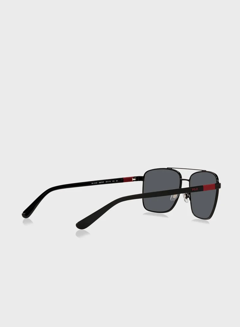 POLO RALPH LAUREN 0Ph3137 Clubmaster Sunglasses