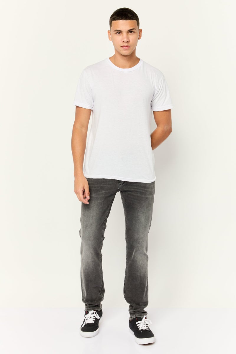 LEE جينز دنيم عادي للرجال، رمادي مغسول - Image 3