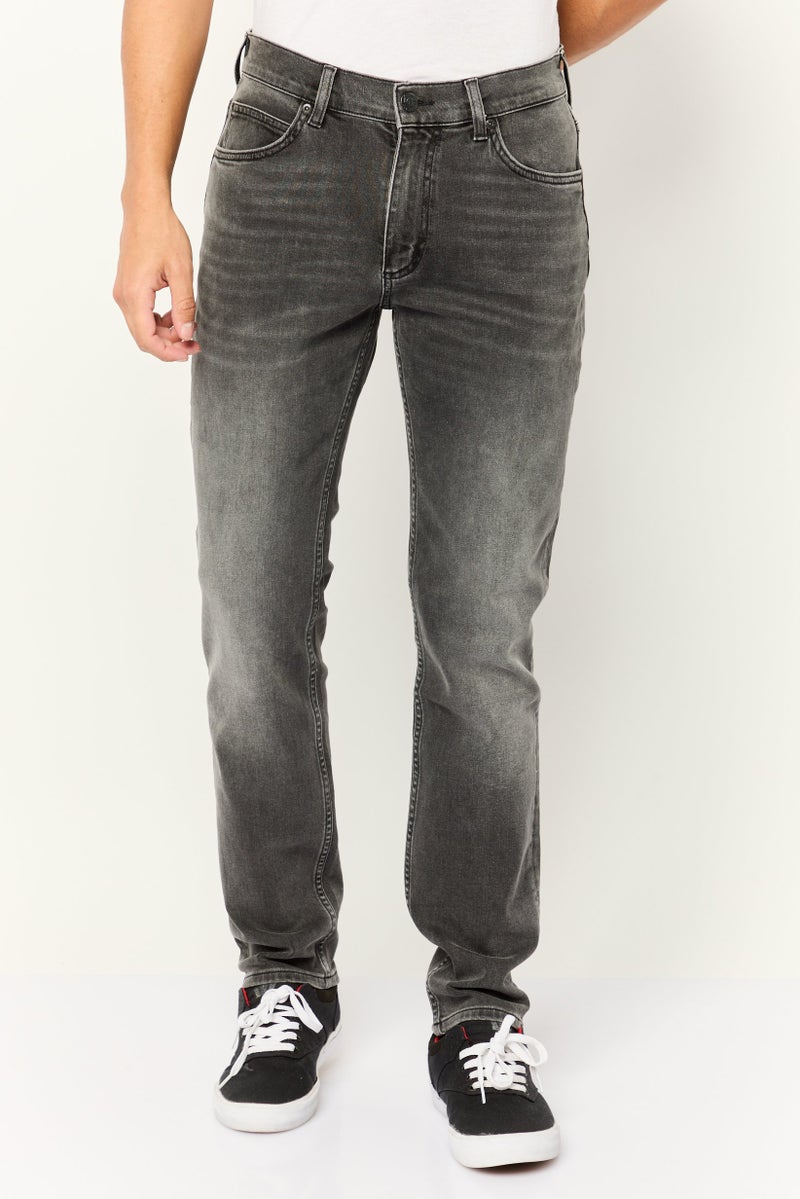 LEE جينز دنيم عادي للرجال، رمادي مغسول - Image 1