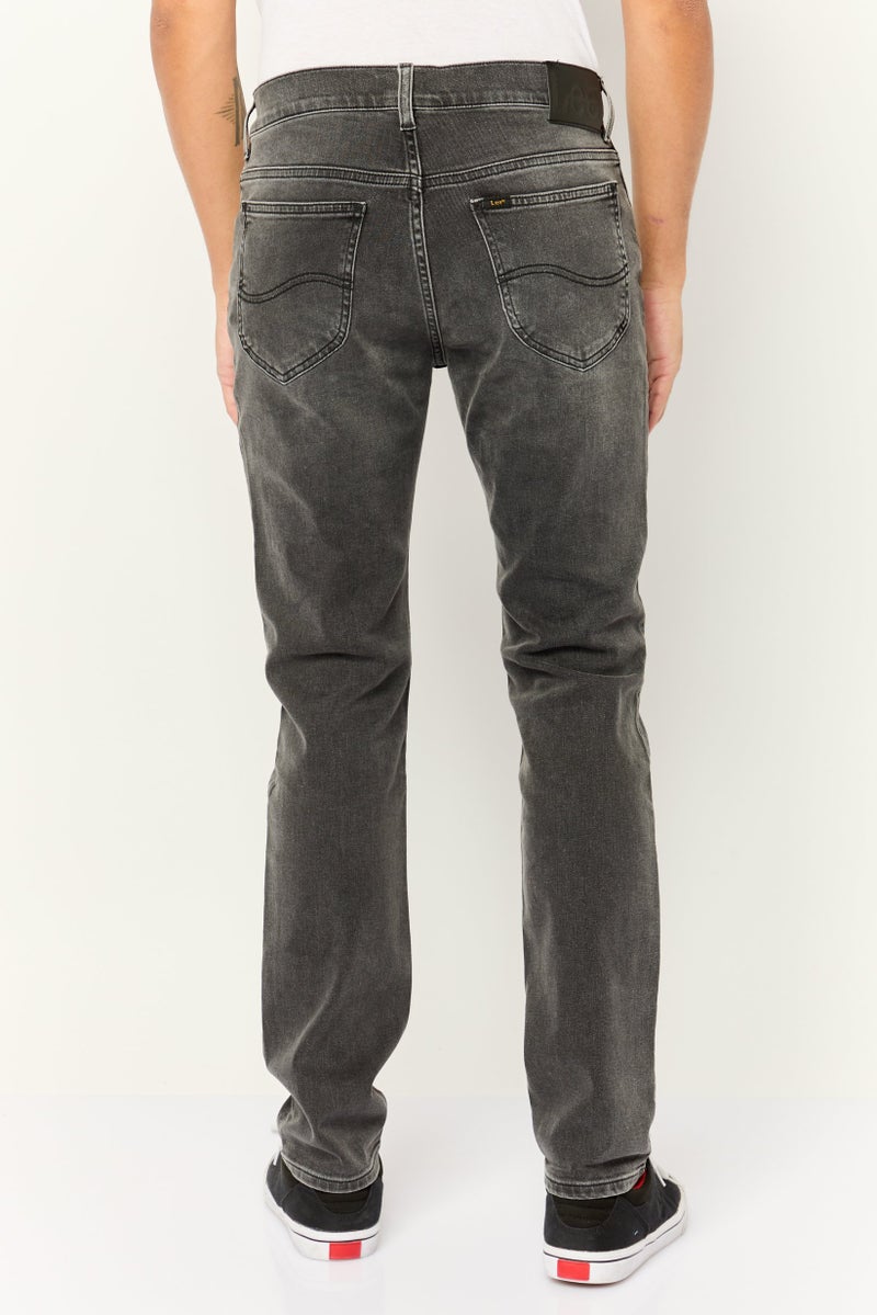 LEE جينز دنيم عادي للرجال، رمادي مغسول - Image 4
