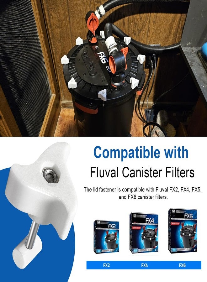 LWPLWA Lid Fastener for Fluval FX6 FX4 FX5 FX2 Canister Filters, Aquarium Canister Filter Lid Fastener Replacement - 2 Pack - Image 2