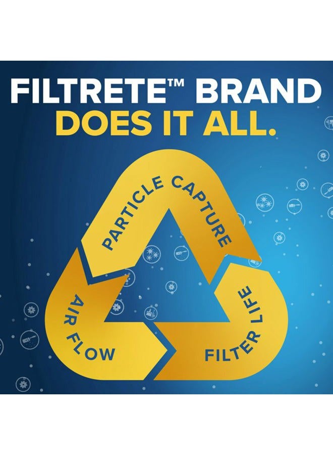 FILTRETE 14x25x1 Air Filter, MPR 2800, MERV 14, Healthy Living Ultrafine Particle Reduction 3-Month Pleated 1-Inch Air Filters, 2 Filters - Image 3