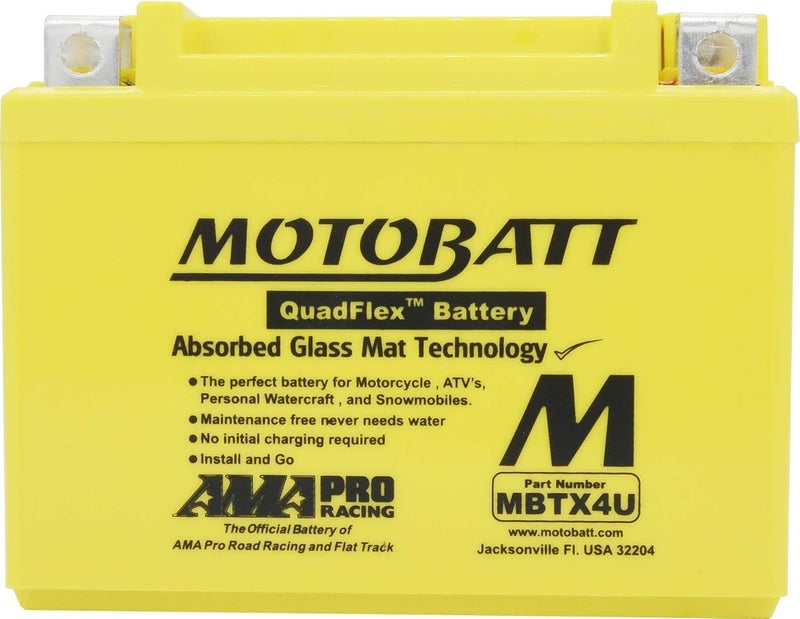 Motobatt بطارية موتوبات MBTX4U AGM - Image 2