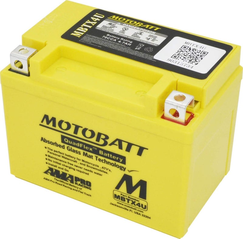 Motobatt بطارية موتوبات MBTX4U AGM - Image 1