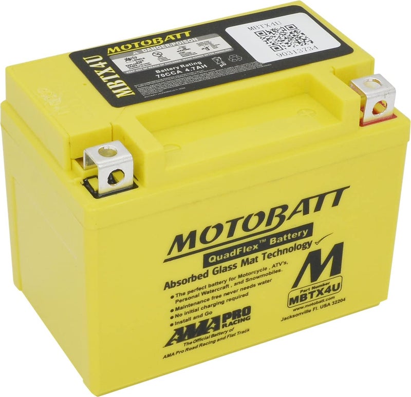 Motobatt بطارية موتوبات MBTX4U AGM - Image 4