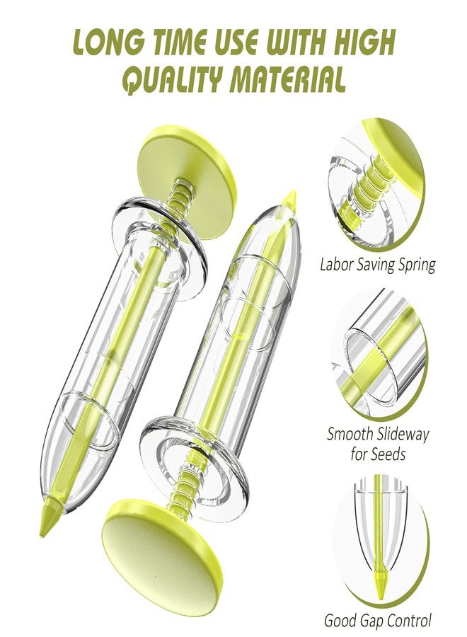 Fecsam 17 Pack Seed Planter Tool, Hand Seeder, Mini Sowing Seed Dispenser Sower, Seedlings Dibber and Widger, Seed Spreader for Planting Vegetables, Flowers - Image 2
