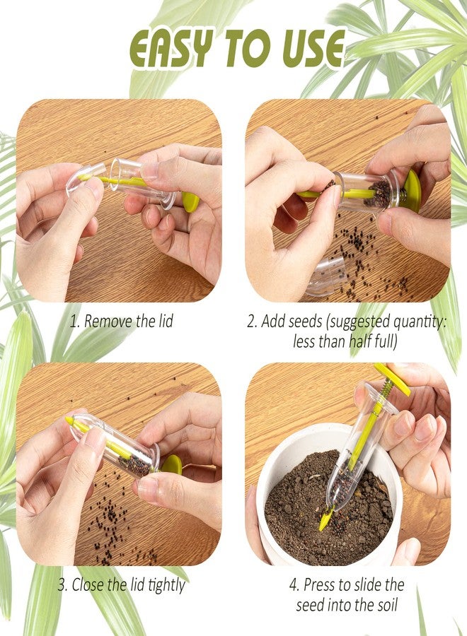 Fecsam 17 Pack Seed Planter Tool, Hand Seeder, Mini Sowing Seed Dispenser Sower, Seedlings Dibber and Widger, Seed Spreader for Planting Vegetables, Flowers - Image 5