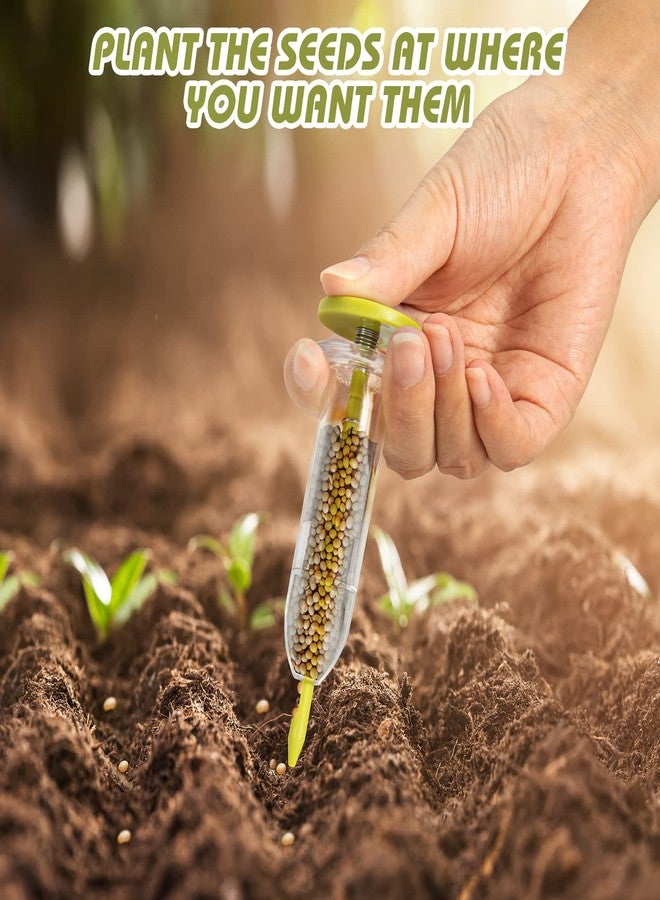 Fecsam 17 Pack Seed Planter Tool, Hand Seeder, Mini Sowing Seed Dispenser Sower, Seedlings Dibber and Widger, Seed Spreader for Planting Vegetables, Flowers - Image 3