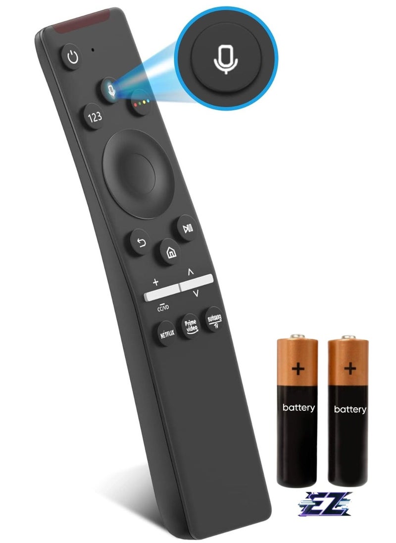 BGM Universal Replacement Remote Control for Samsung Smart TV for All Samsung LED QLED 4K 8K Curved TVs, 3 Shortcut Buttons for Netflix, Samsung, Prime Video with 1 Year Warranty with battery  - Image 1
